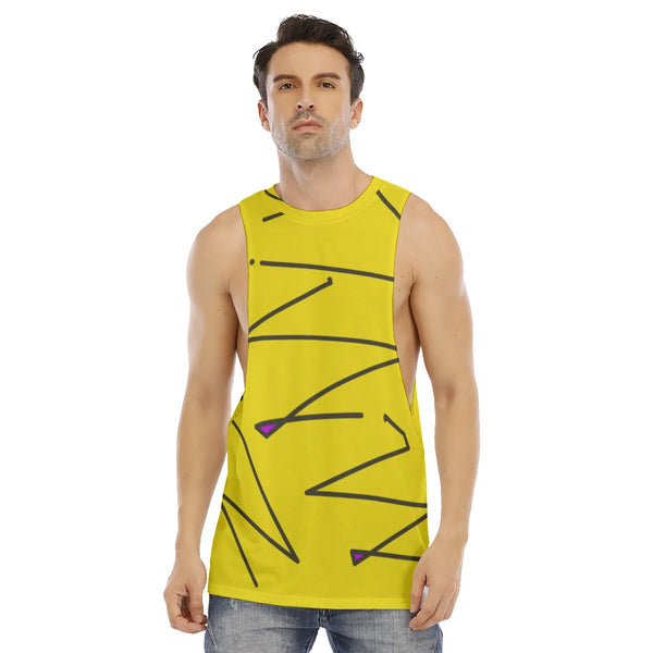 LMC Men's O-neck Long Tank Top